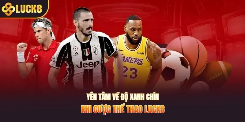 Yên tâm về độ xanh chín khi cược thể thao LLUCK8